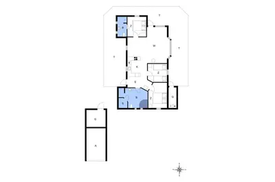 a floor plan of a house at LK862-Lokken-Olgavej-49 in Løkken