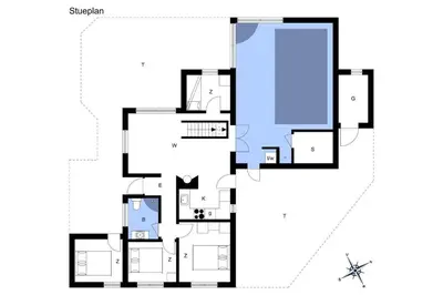 a floor plan of a house at LK855-Lokken-Monasvej-7 in Løkken