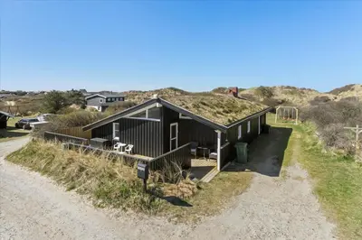 an image of a house with a grass roof at BL771-Saltum-Egernvej-36 in Saltum