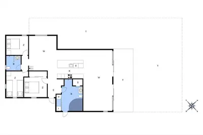 a floor plan of a house at LK2143-Lokken-Kringelbaekvej-29 in Løkken