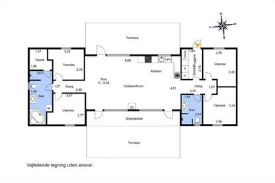 a floor plan of a house at LK2167-Lokken-Kringelbaekvej-12 in Løkken