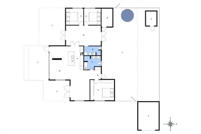 a floor plan of a house at BL1470-Saltum-Faaborgvej-6 in Saltum