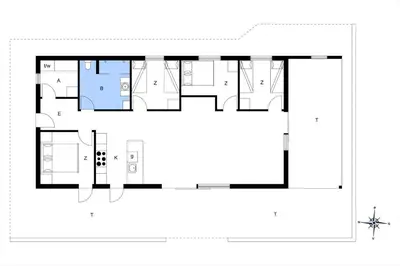 a house for a familyfirst floor plan at BL1485-Blokhus-Jaegervaenget-2-A in Blokhus