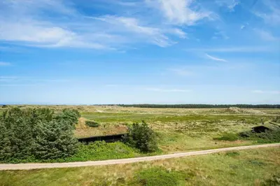 an open field with trees and a dirt road at BL1459-pandrup-Gl-Jacobsvej-24 in Pandrup