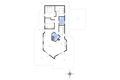 a floor plan of a house at BL1588-Pandrup-Lunen-88 in Pandrup