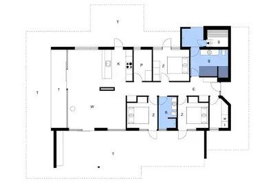 a house for a familyfirst floor plan at BL1712-Blokhus-Vestvej-6 in Blokhus