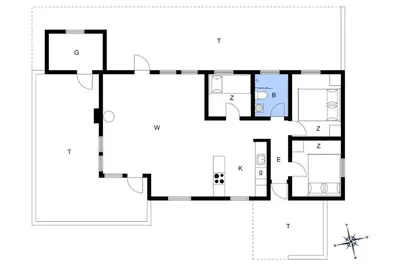 a house for a familyfirst floor plan at BL1408-Pandrup-Hunetorp-Klitvej-243 in Pandrup