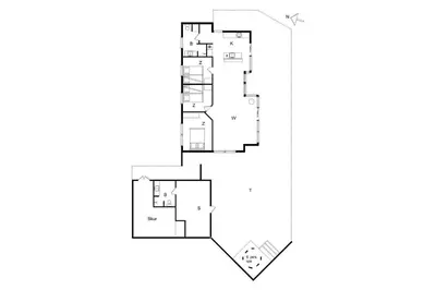 a floor plan of a house at BL425-Saltum-Tippen-22 in Saltum