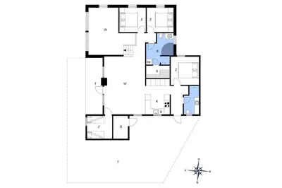 a floor plan of a house at BL1281-Saltum-Foraarsvangen-8 in Saltum