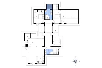 a floor plan of a house at BL201-Saltum-Kalundborgvej-21 in Saltum