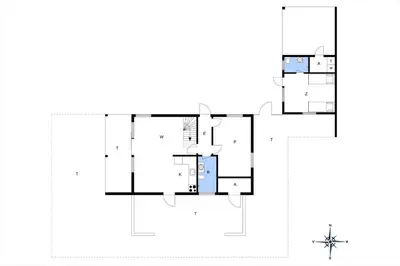 a floor plan of a house at BL1580-Saltum-Kohlsvej-17 in Saltum