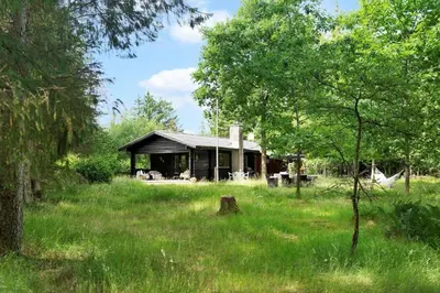 a house in the middle of a field with trees at BL1494-Saltum-Viborgvej-6 in Saltum