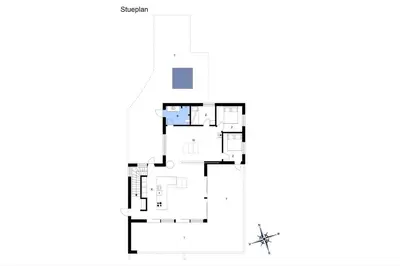a floor plan of a house at BL1405-Blokhus-Sletten-12 in Blokhus