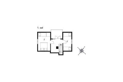 a floor plan of a house with a spider at BL982-Pandrup-Hunetorp-Klitvej-156 in Pandrup