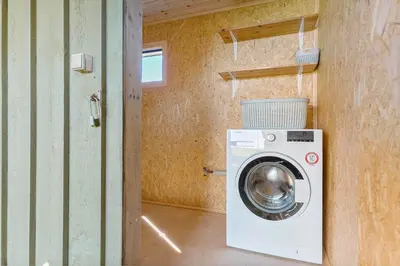 a washer and dryer in a small room at BL469-Pandrup-Hunetorp-Klitvej-179 in Pandrup