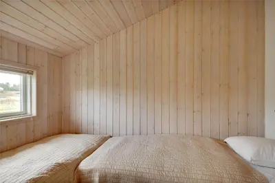 a bedroom with a bed and a window at BL1299-Saltum-Bondagervej-44 in Saltum