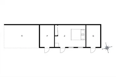 a house with a viewfloor plan at BL1370-Saltum-Fladen-Grund-14 in Saltum