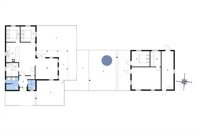 a floor plan of a house at BL1280-Blokhus-Bloksbjerg-50 in Blokhus