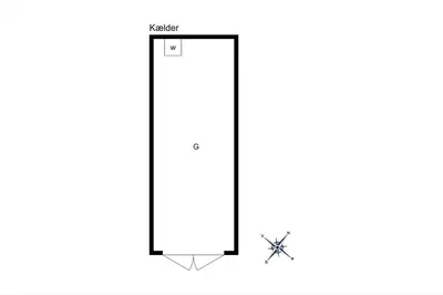 a diagram of a ruler with a pair of scissors at BL1100-Blokhus-Klitvejen-44 in Blokhus