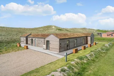 a rendering of a house in the middle of a field at 265-Harboore-Lucievej-6-b in Harboør