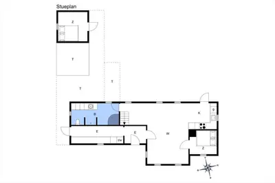 a floor plan of a house at 180-Harboore-Doblervej-89 in Harboør