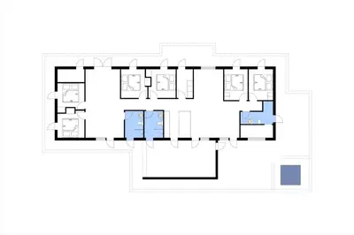 a floor plan of a building at 272-Harboore-Neerlandiavej-196 in Harboør