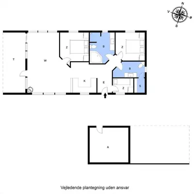 a house with a dogfourth floor plan at G331-Lemvig-Myntevej-31 in Lemvig