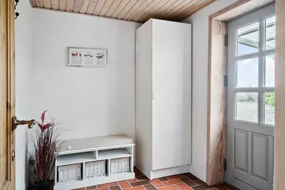 a white room with a door and a window at 369-Lemvig-Klostervej-39 in Lemvig