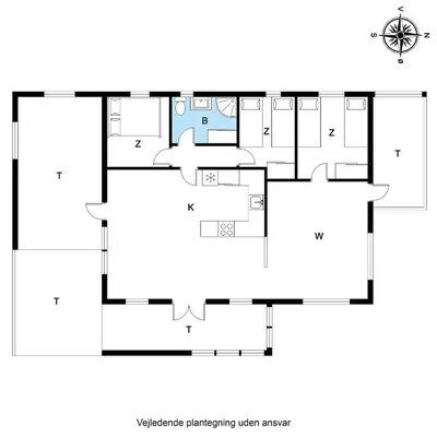 a floor plan of a house at G180-Lemvig-Bellisvej-80 in Lemvig