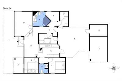 a floor plan of a house at BL1113-Saltum-Revlingevej-26 in Saltum