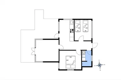 a drawing of a floor plan of a house at LF11974-Struer-Havstokken-15A in Struer