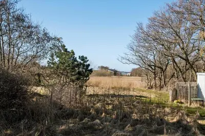 a field with trees and a building in the distance at LF10229-Thyholm-Skovstjernevej-9 in Thyholm