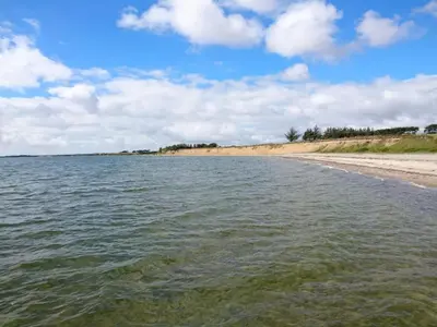 a view of the shore of a beach at 6 person holiday home in Øster Assels in Øster Assels