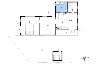 a house with a viewfourth floor plan at JB160-Fjerritslev-Skovstien-7 in Fjerritslev