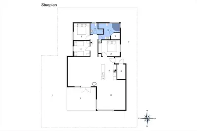 a floor plan of a house at JB208-Brovst-Kronvildtvej-8 in Brovst