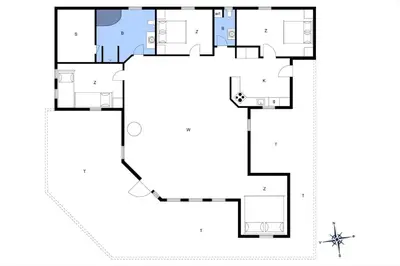 a floor plan of a house at JB818-Fjerritslev-Ronnevej-20 in Fjerritslev
