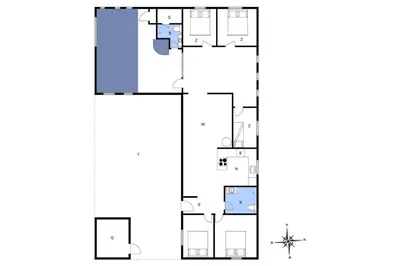 a floor plan of a house at JB305-Fjerritslev-Tyttebaerstien-18 in Fjerritslev
