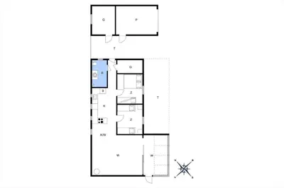 a house with a viewfourth floor plan at JB109-Frostrup-Strandkaervej-8 in Frøstrup