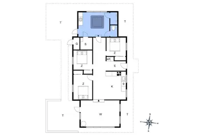 a house with a viewfloor plan at JB666-Fjerritslev-Aspevej-21 in Fjerritslev