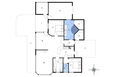 a floor plan of a house at JB154-Fjerritslev-Bredvandet-34 in Fjerritslev