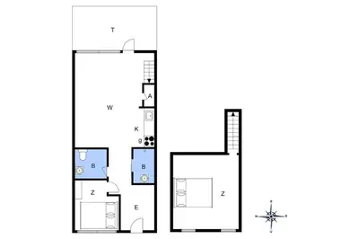 a floor plan of a house at JB129-Brovst-Strandvejen-150-Lejl-106 in Brovst