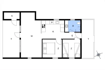 a house with a viewfloor plan at JB173-Brovst-Redningsvejen-28 in Brovst