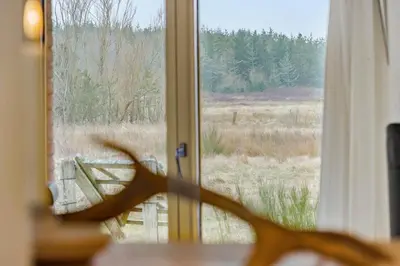 a close up of a window with a view of a field at JB227-Frostrup-Andreas-Lassens-Vej-16 in Frøstrup