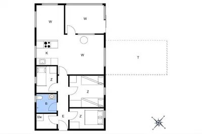 a floor plan of a house at G228-Lemvig-Myntevej-28 in Lemvig
