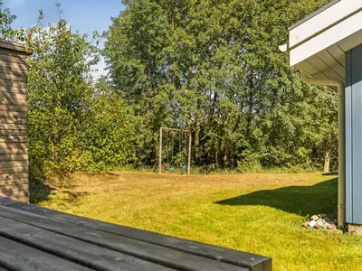 a view of a yard with a goal at Holiday Home Elizabeth - 150m to the fjord by Interhome in Fur