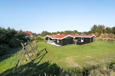 an aerial view of a house in a field at LK2192-Lokken-Magdalenevej-18 in Løkken