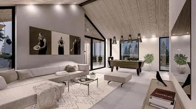 a living room with a couch and a piano at BL1127-Saltum-Bondagervej-23 in Saltum