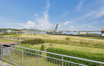 a view of a park with a roller coaster at Awesome Home In Thisted With House Sea View in Thisted