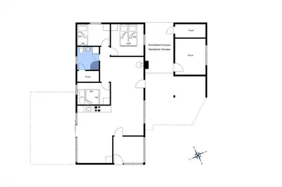 a floor plan of a house at 741-Thisted-Klemsvej-29 in Nørre Vorupør