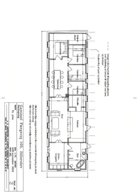 a floor plan of a house at Historic Ferry House By Limfjorden In Sillerslev in Øster Assels